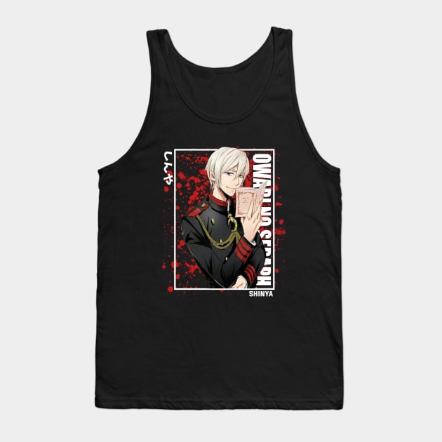 Shinya Hīragi - Owari no Seraph Tank Top by Otaku Emporium